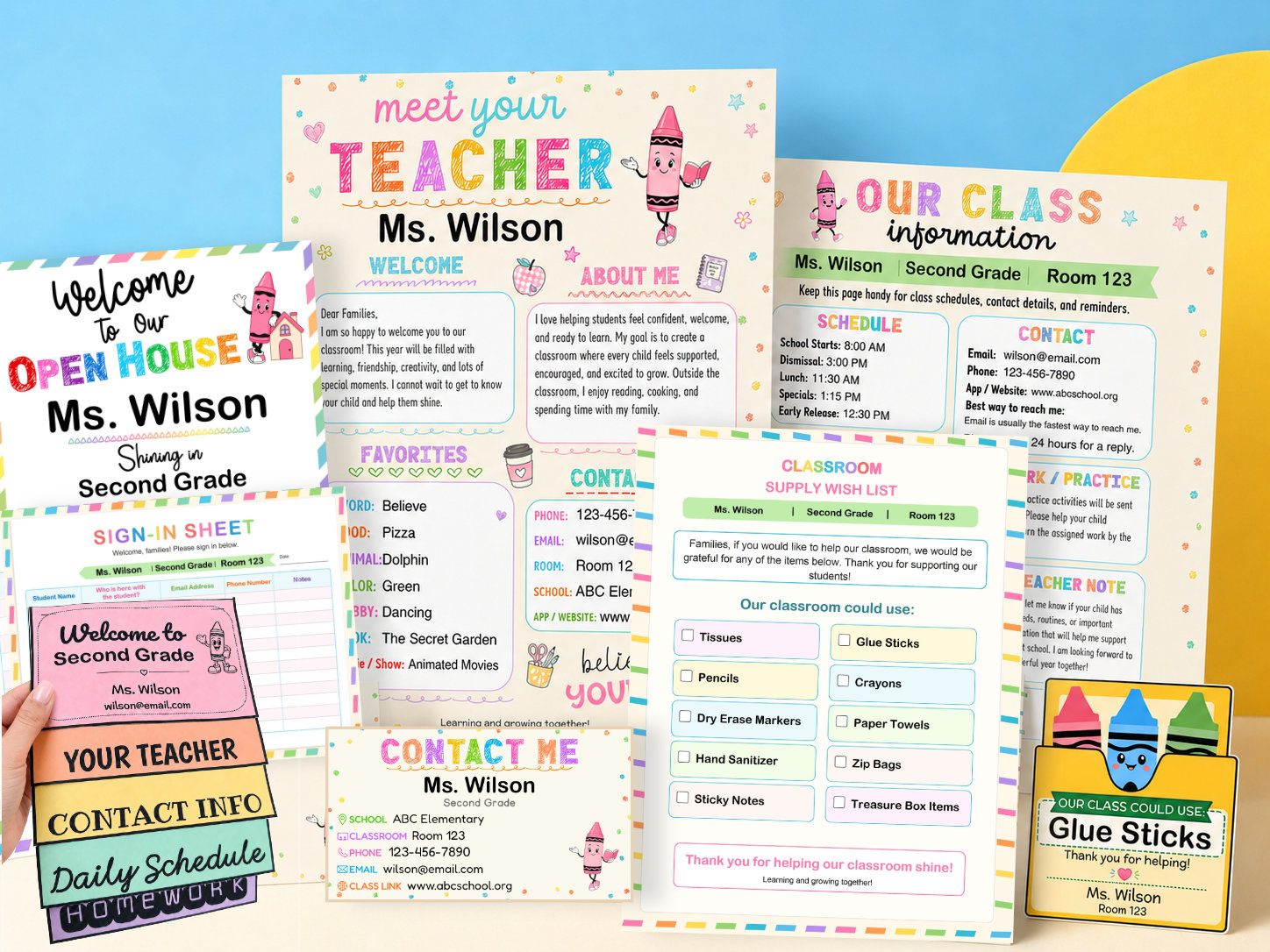 Meet the Teacher Auto-Fill Kit